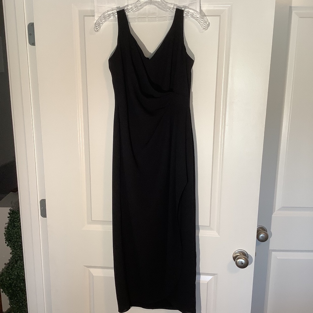 Warren Petites New York Lined Evening Dress Black Size 6
